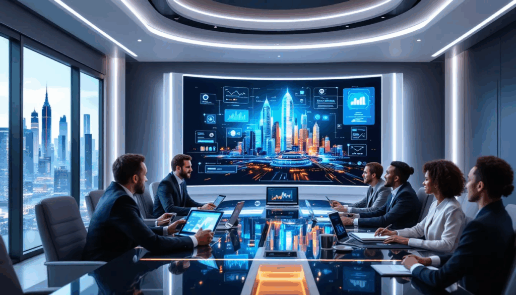 An overview of popular AI tools for accountants, featuring various software interfaces.